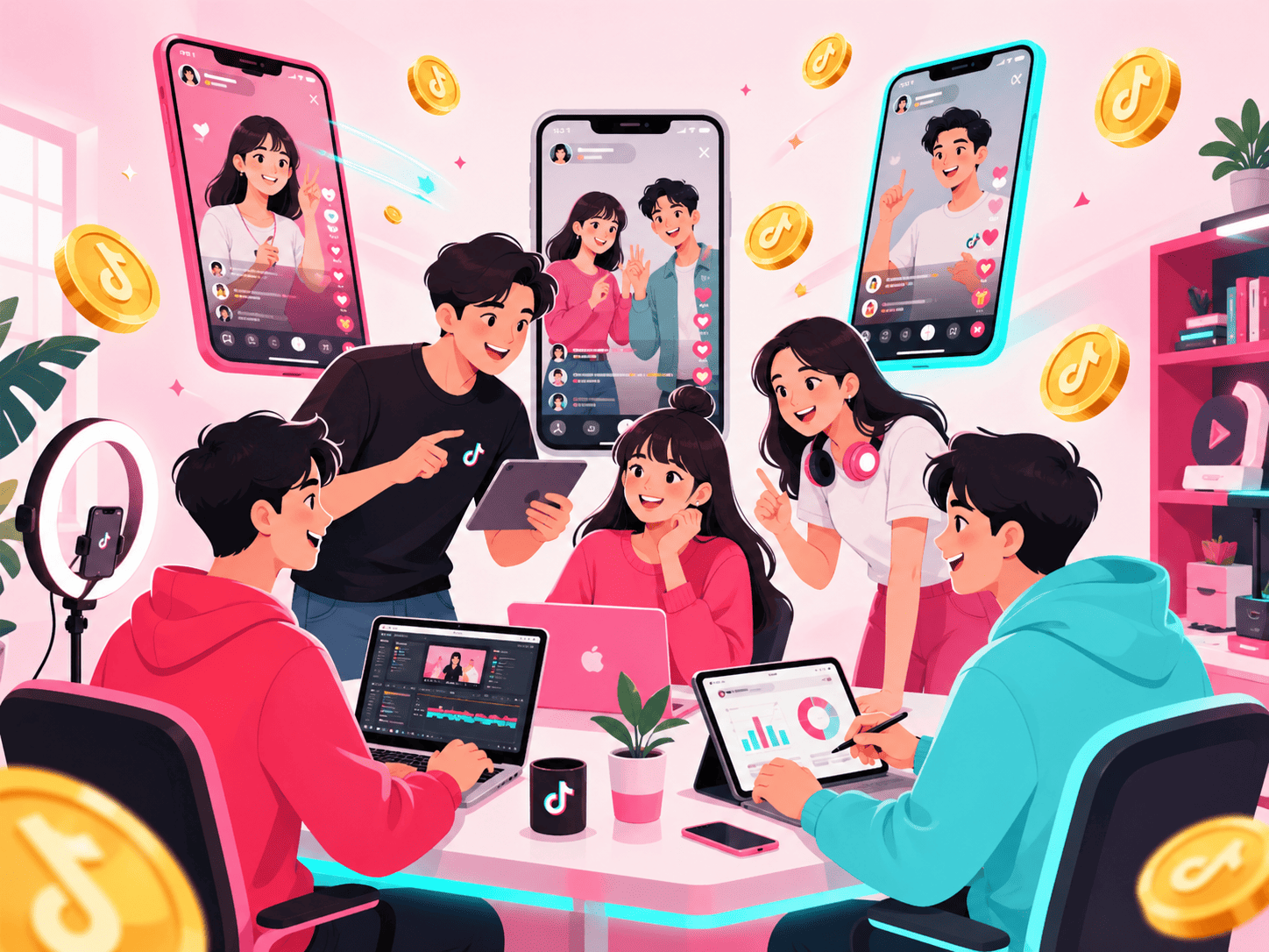 Đội ngũ TikNap – dịch vụ nạp xu TikTok uy tín