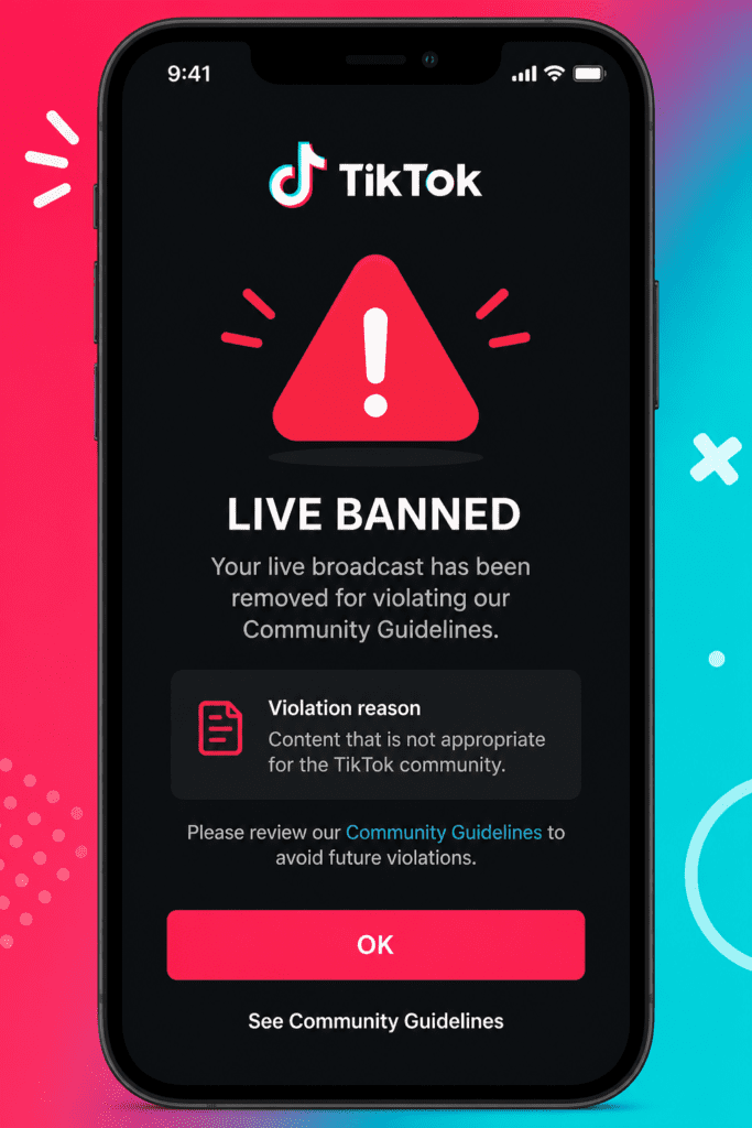 Hướng dẫn cách gửi khiếu nại TikTok khi bị cấm Live hiệu quả